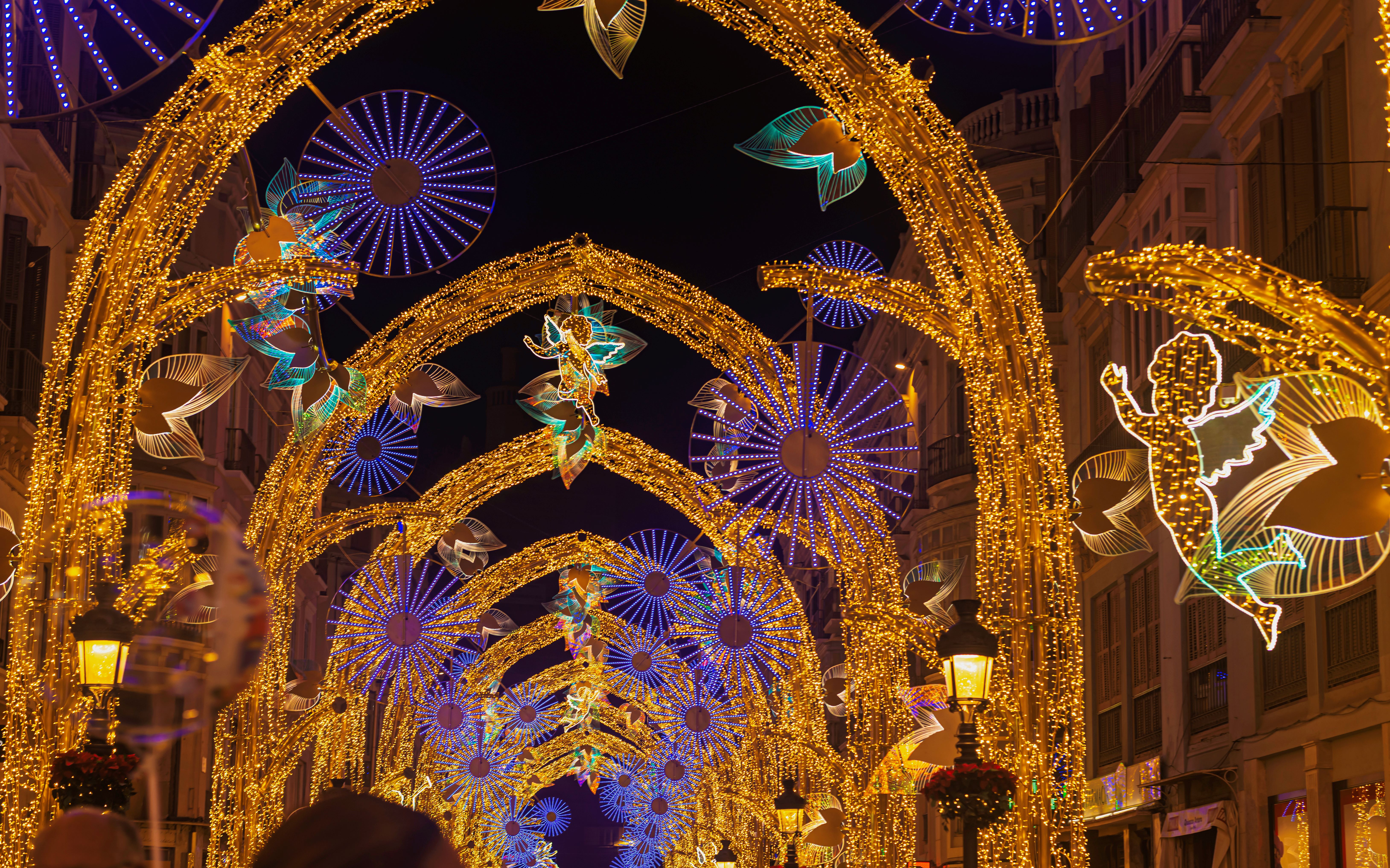 Christmas market in Malaga